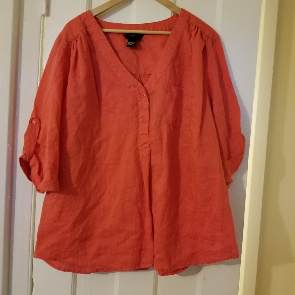 2x linen blouse