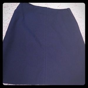 Banana republic navy dress work skirt w pockets