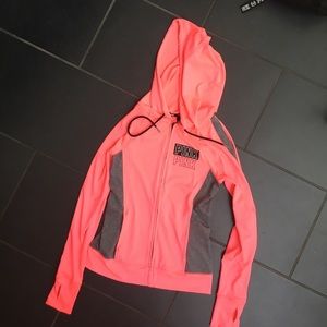 PINK full zip hoodie