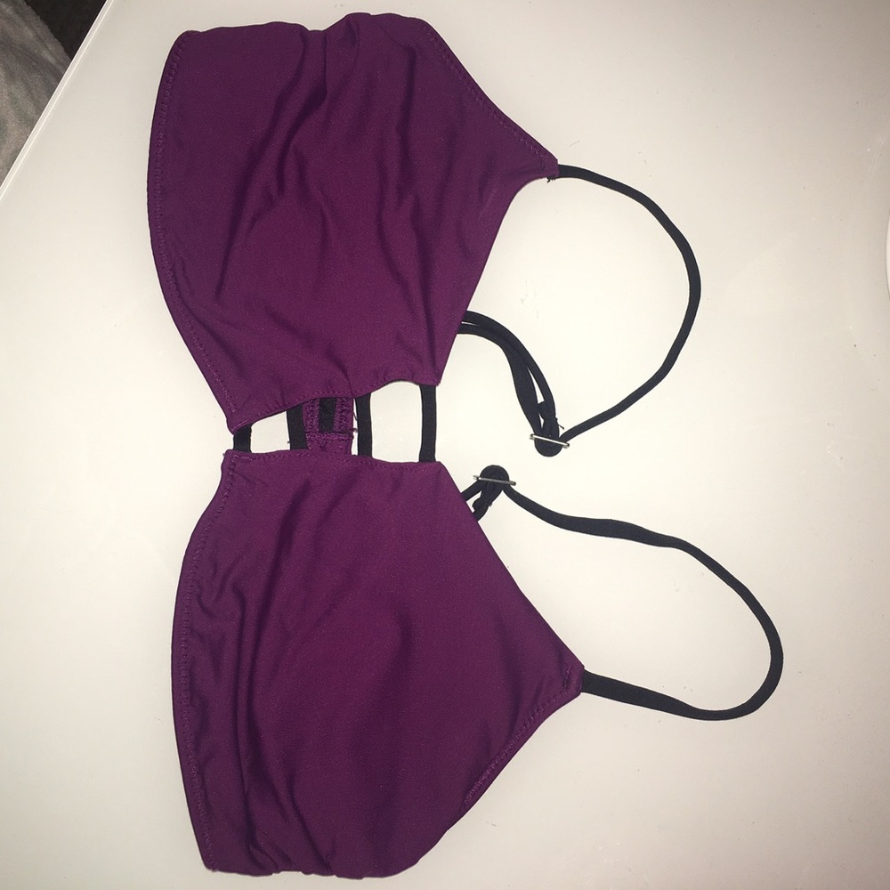 purple bikini top!