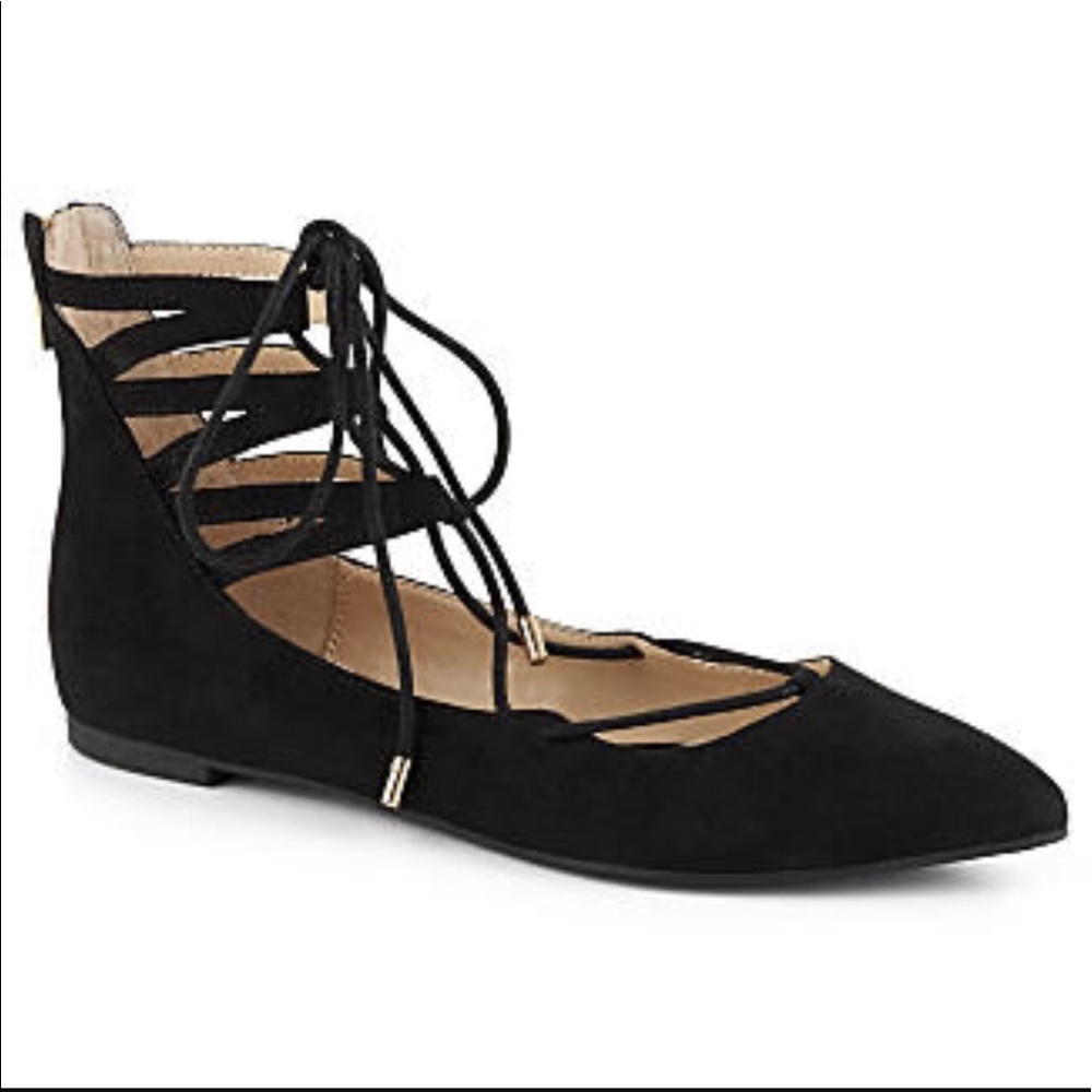 NEW Unisa Liannaa Black Flat Leather Size:7.5 - Picture 2 of 8