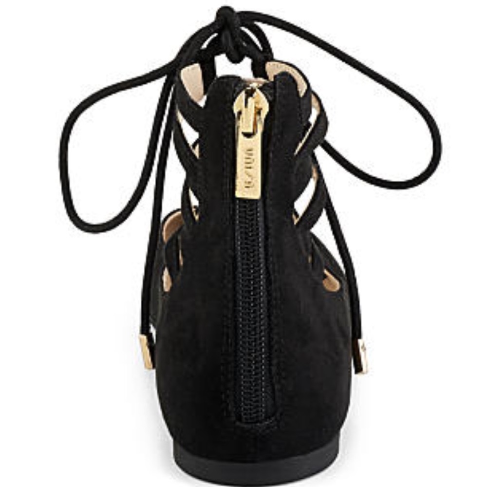 NEW Unisa Liannaa Black Flat Leather Size:7.5 - Picture 7 of 8