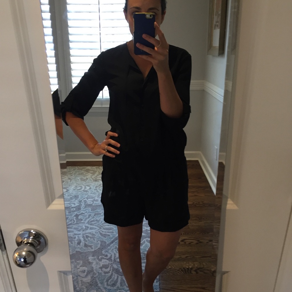 Gianni Bini sz 4 black romper