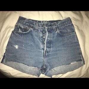 Levi's High Waisted Shorts