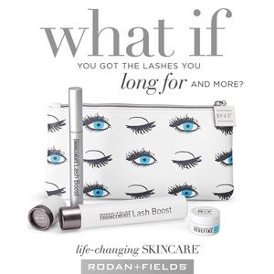 Rodan and Fields Lash Boost + mini eye cream + bag