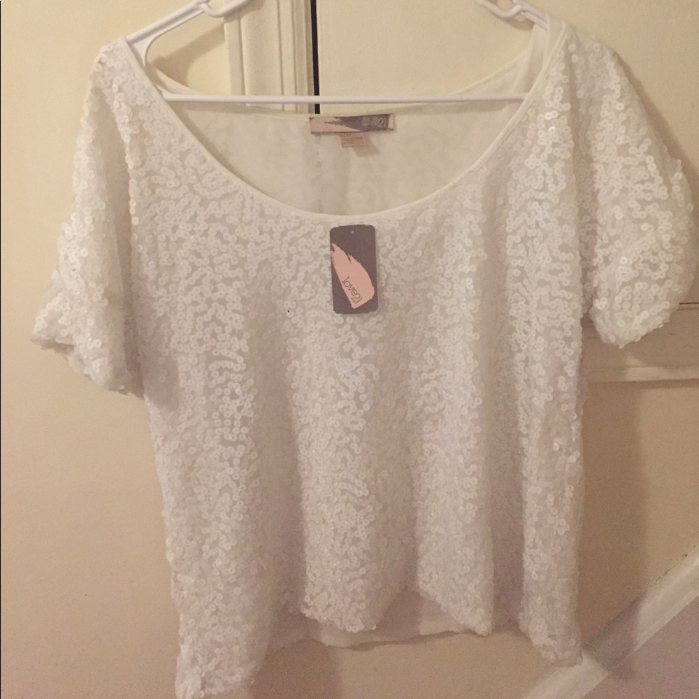NWT Forever 21 sequin top