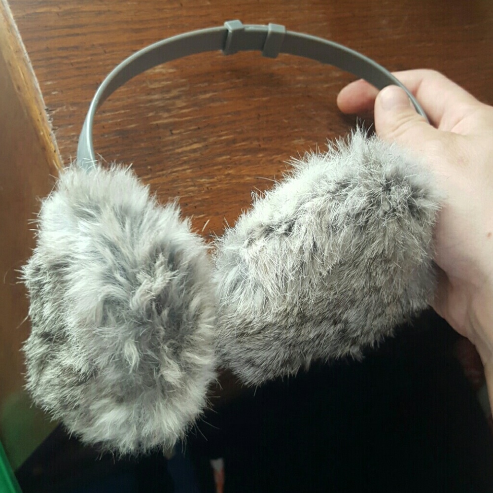 🌷Rabbit fur earmuffs