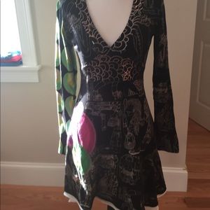 Patterned desigual dress