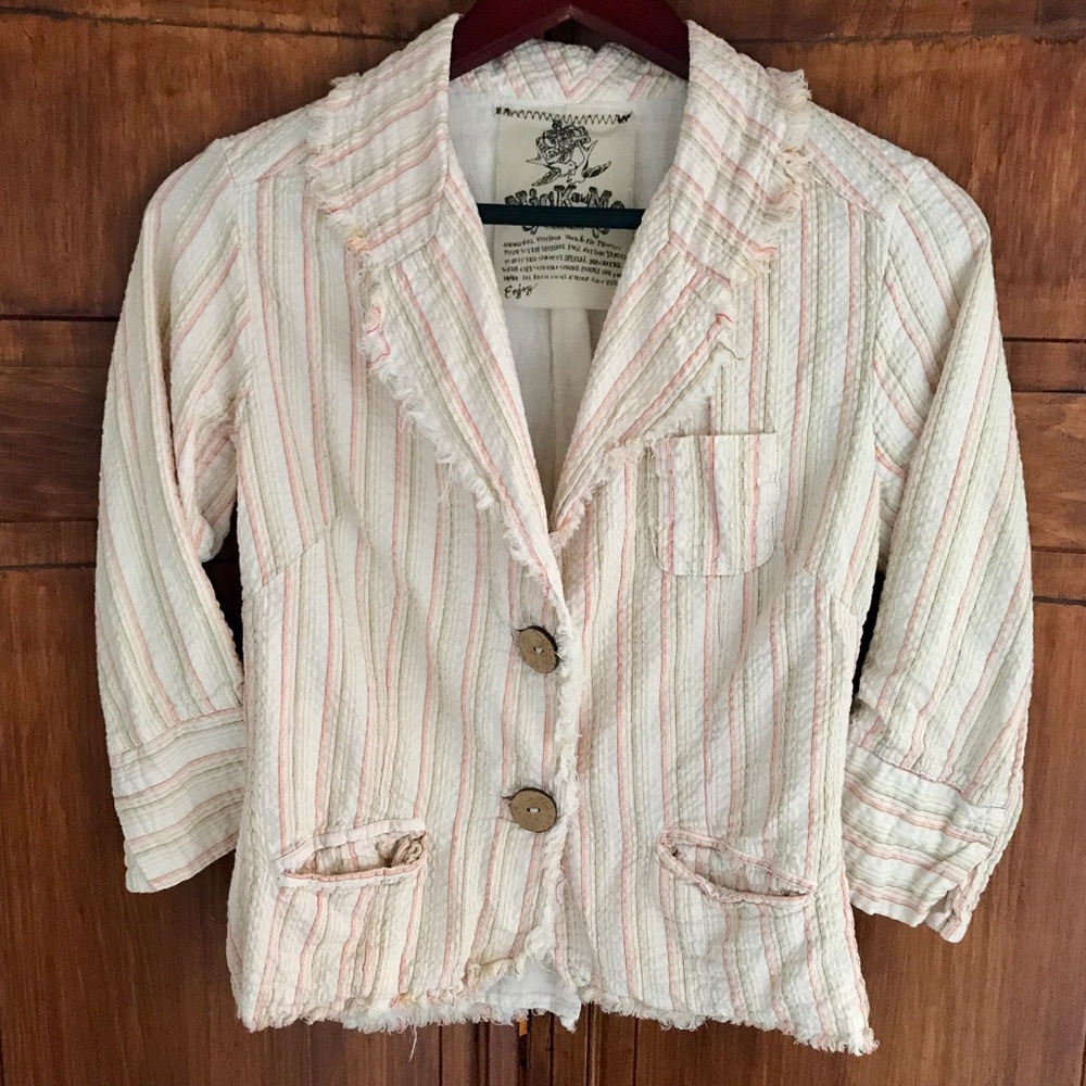 Anthropologie French Terry Jacket Blazer