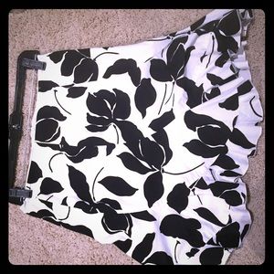 White House black market flower skirt