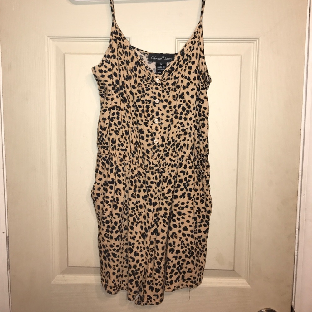 Leopard Romper