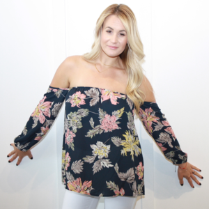 Floral Off the Shoulder T