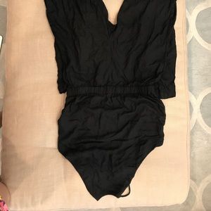 Mikoh Black Halter Jumpsuit