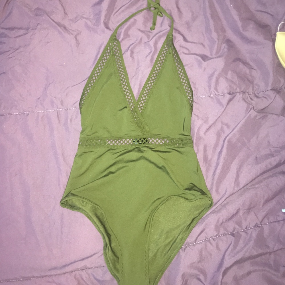 Olive One Piece Swim