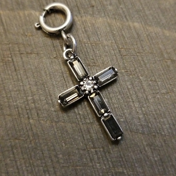 JBloom Silver/Black Cross - Picture 2 of 3