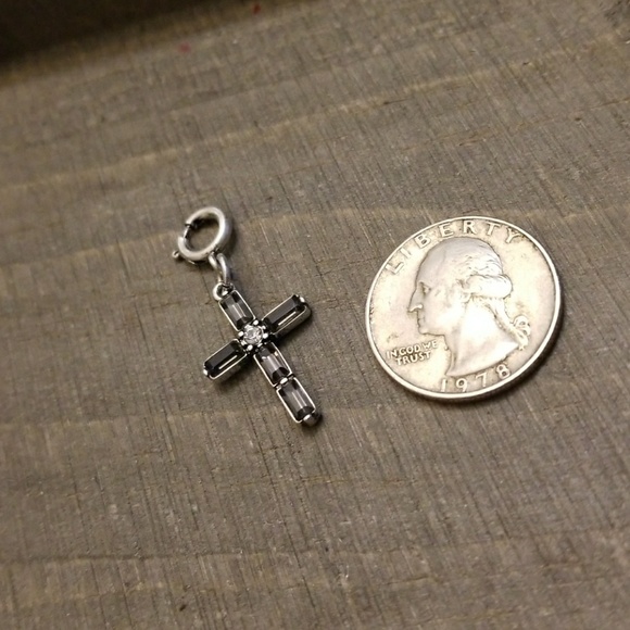 JBloom Silver/Black Cross - Picture 3 of 3