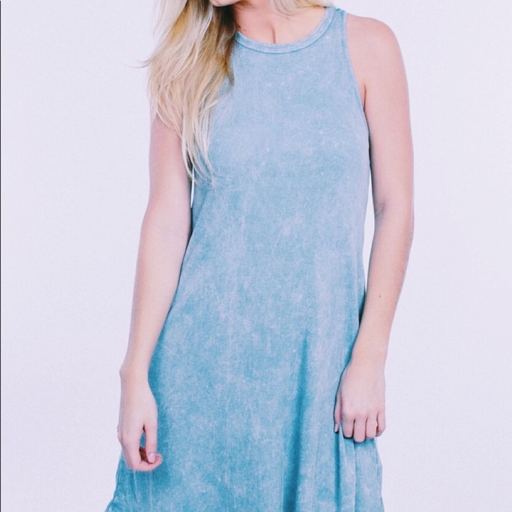 PPLA Clothing Racerback Sundress - Blue