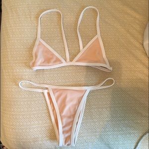 Minimal Animale mesh bikini set