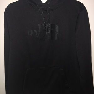 The North Face all black hoodie