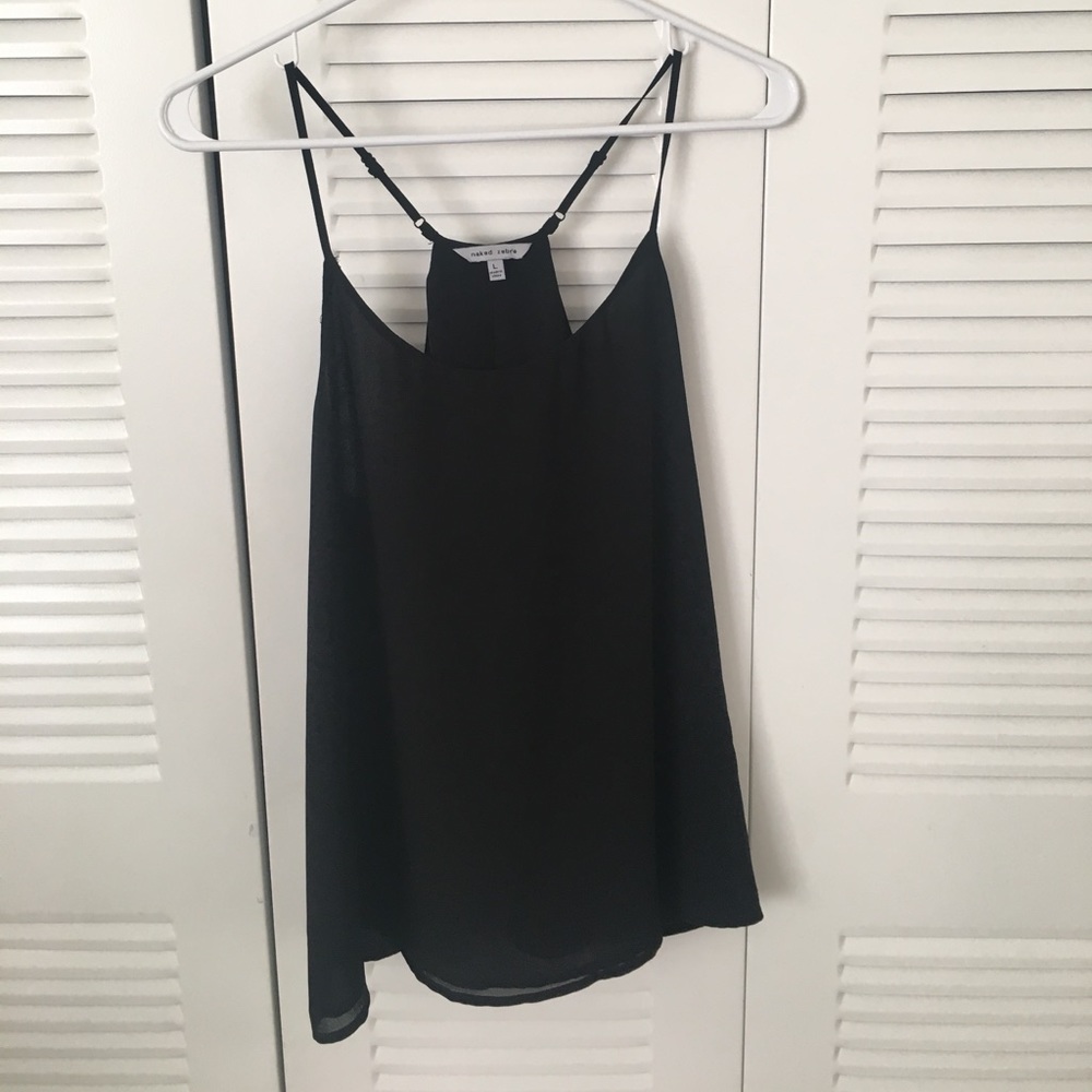EUC Dressy black tank top
