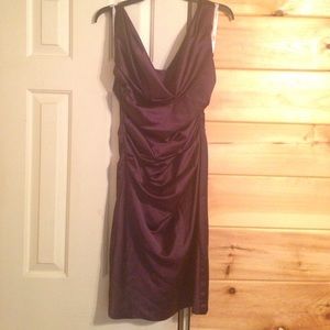 David's Bridal Dress- Plum