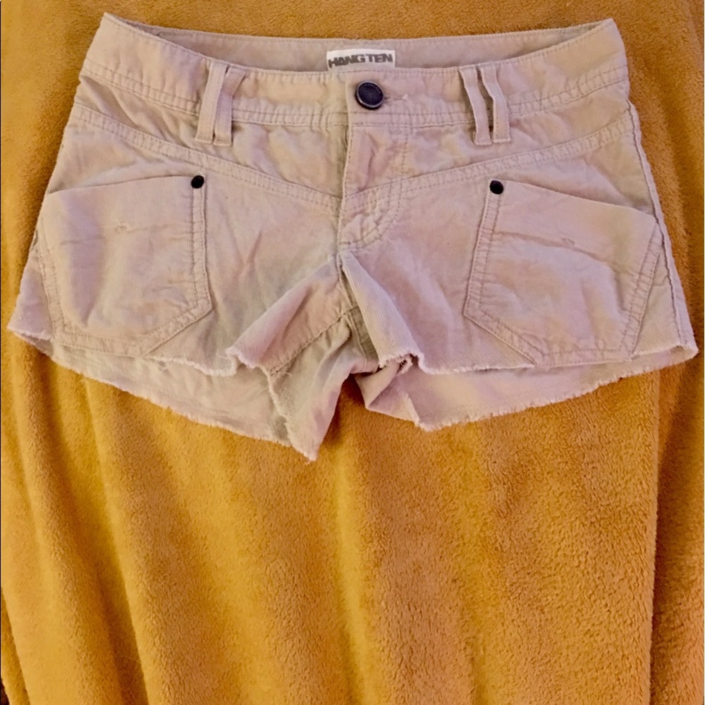 Hang Ten size 0 shorts - tan.  DISCOUNTED
