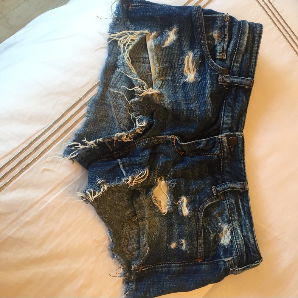 Abercrombie jean shorts