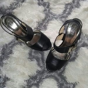 COACH "Darcey Vachetta" platform sandals