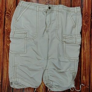 Venezia Cropped Cargo Shorts Size 20