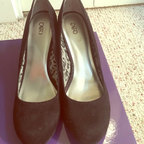 Cato Shoes - Cato Suede Wedge 7 1/2