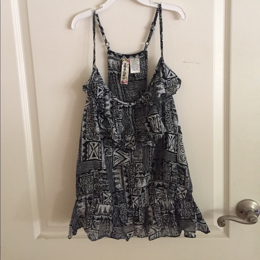 Mimi Chica tribal ruffle top