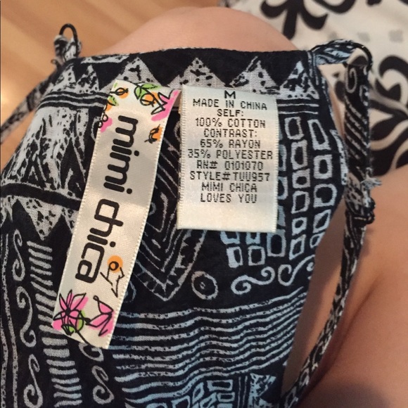 Mimi Chica tribal ruffle top - Picture 4 of 4