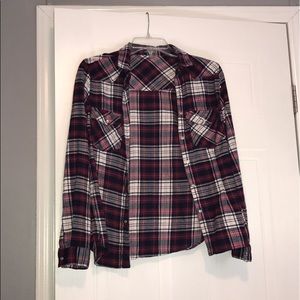 Long sleeved flannel