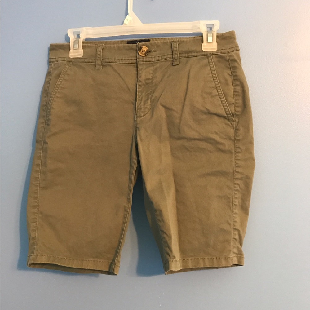 American Eagle Army Green Shorts