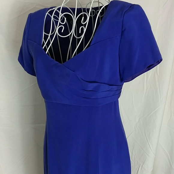 1980s vintage silk gown size 4 - Picture 1 of 8