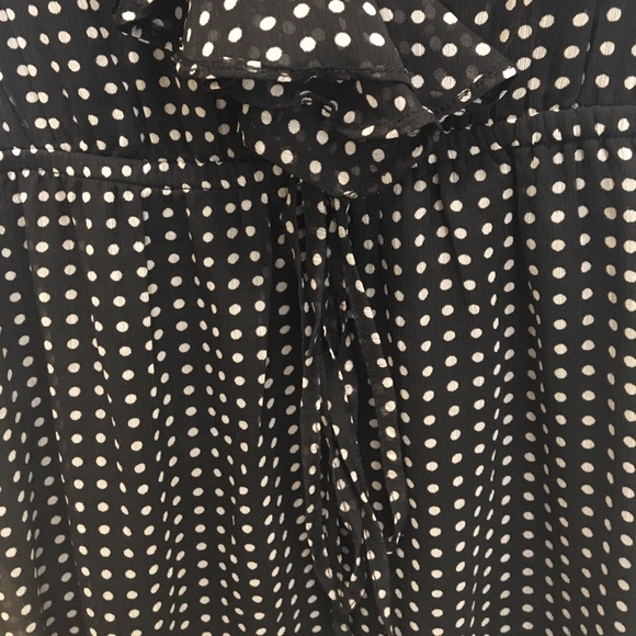 Polka Dot Ruffle Dress - Picture 2 of 4