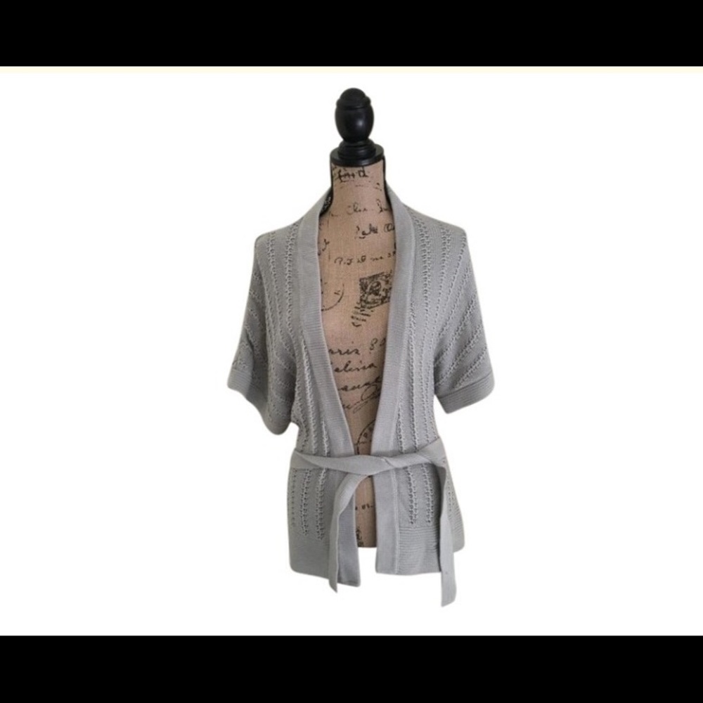 Gray Tie Cardigan Calvin Klein