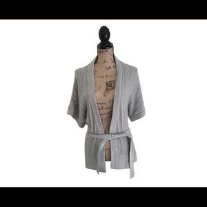 Gray Tie Cardigan Calvin Klein