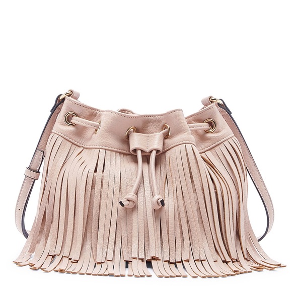 Sole Society Handbags - MAKE ME AN OFFER - Sole society fringe Pom bag