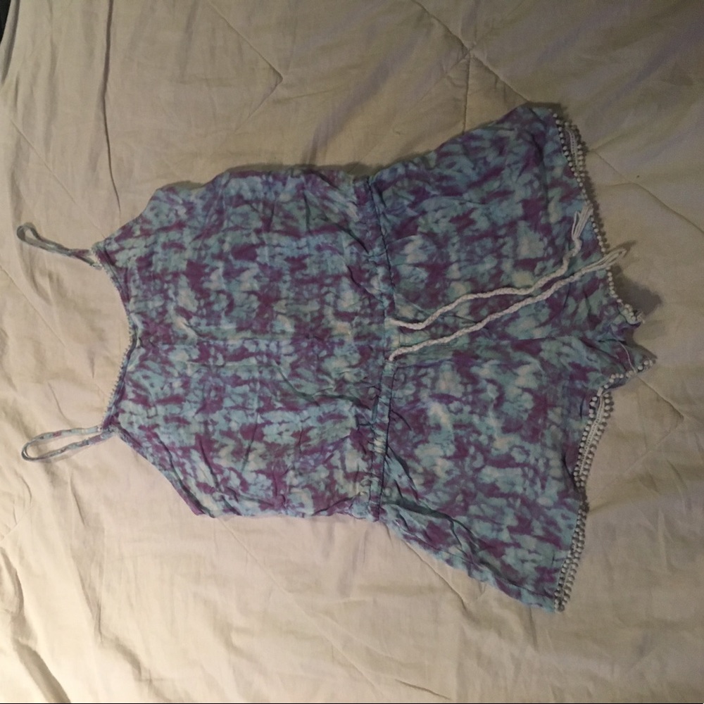 patterned romper
