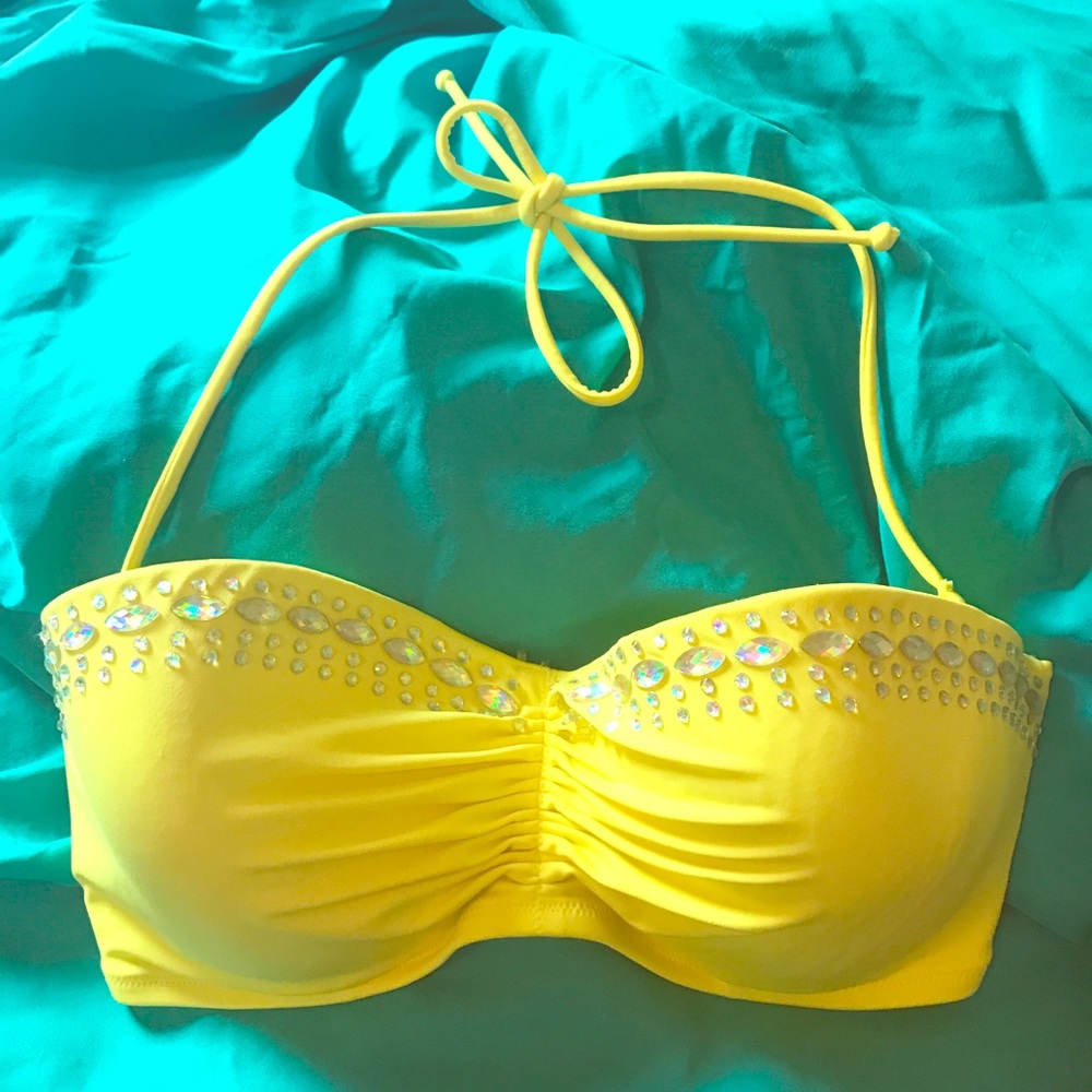 Victoria's Secret strapless swim top