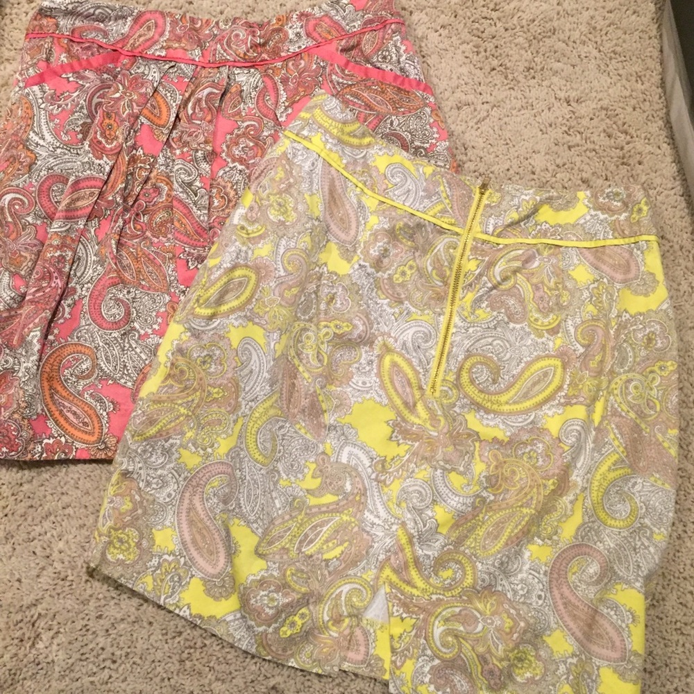 H&M paisley skirt bundle
