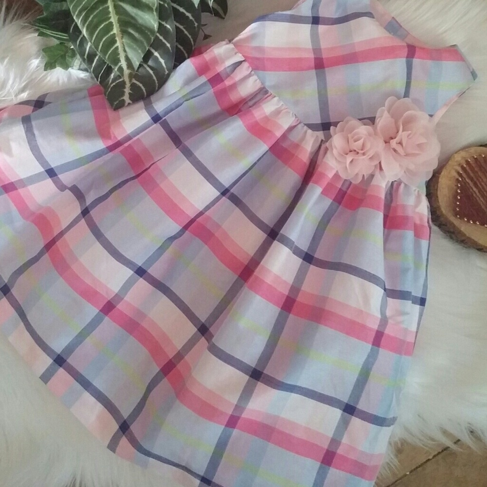 Gymboree little girls plaid dress