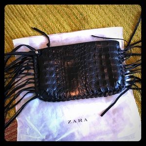 Zara clutch black NEW