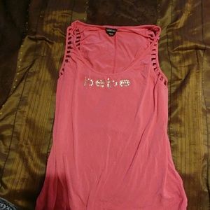 Bebe logo tank top