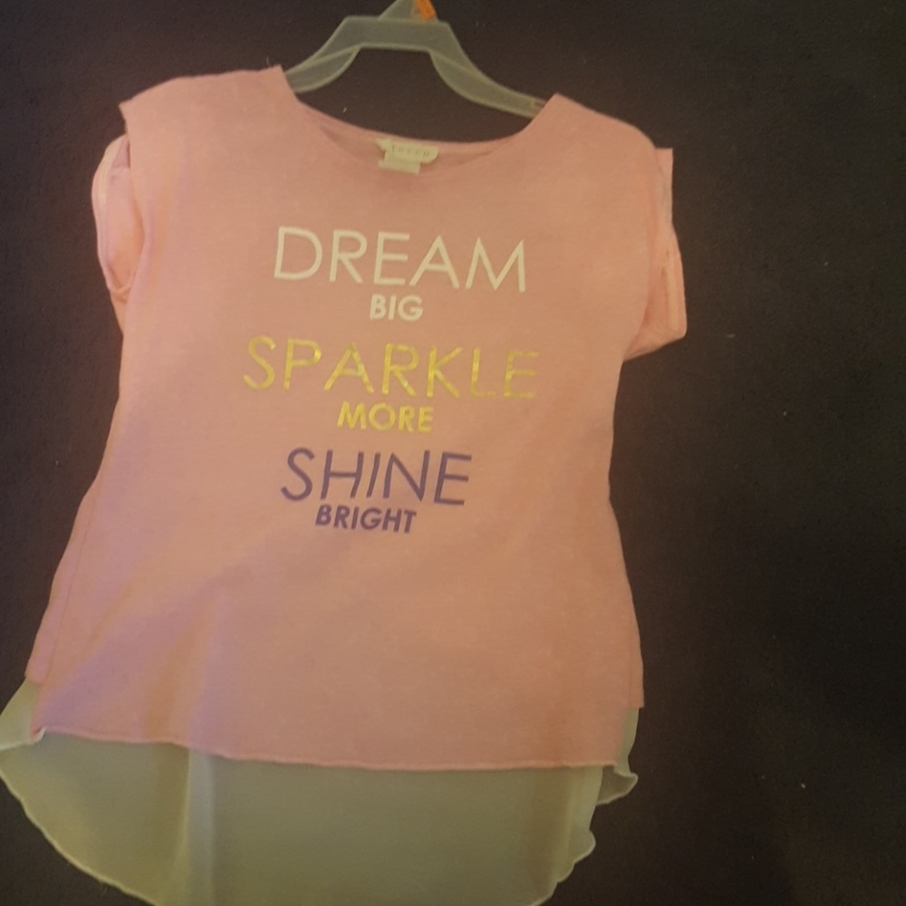 Cute pink printed tee