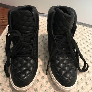 Ash Azimut High Top Wedge Sneakers.