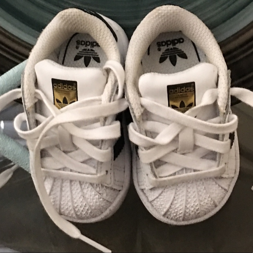 Infants original superstar adidas shoes