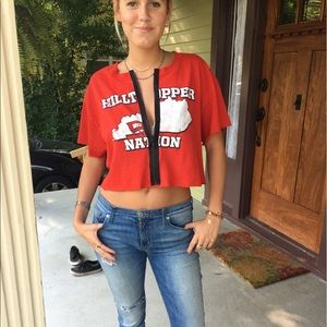 Handmade game day tee WKU