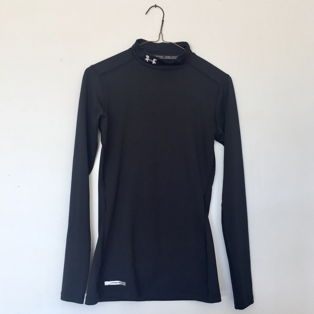 Under Armour Black Cold-Gear Mockneck